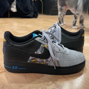 Nike graffiti Air Force ones